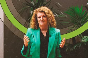 Anne-Marie Malley speaking facing the camera
