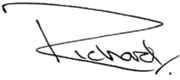 Richard Houston signature