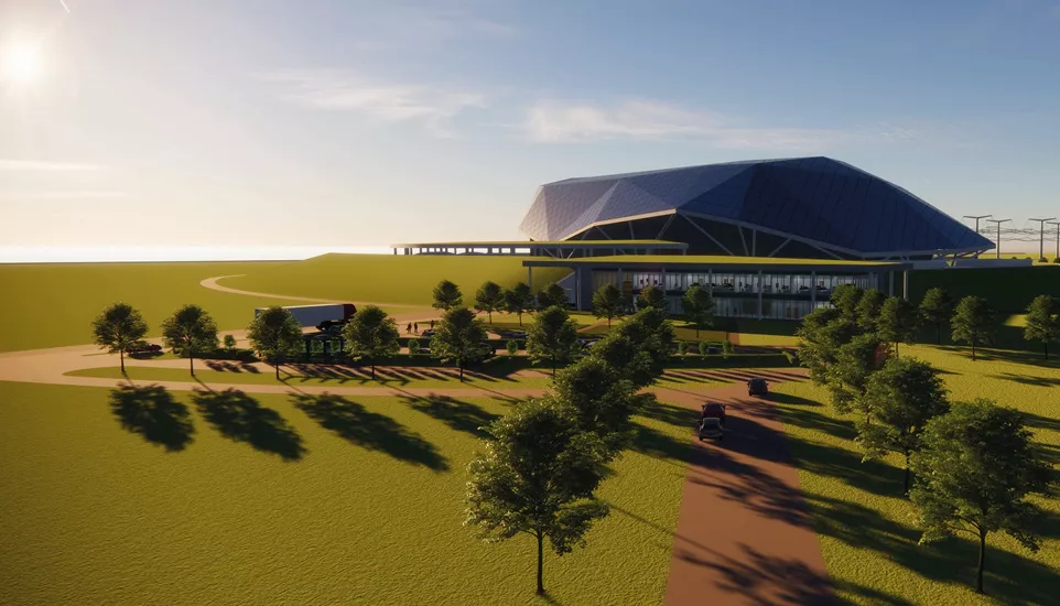 Render of SMR from the outside