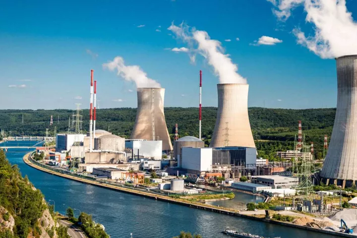 Powerplant at a revierside.