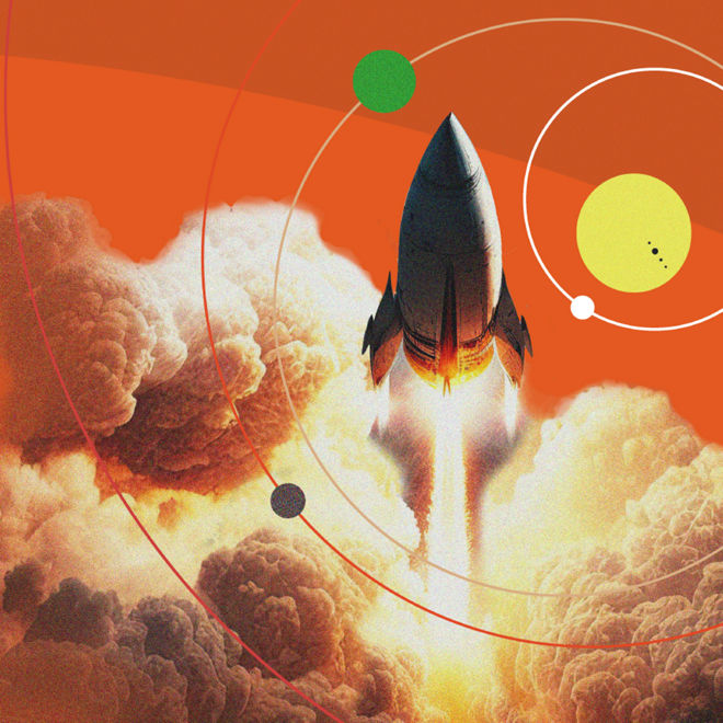 Riding the exponential growth in space